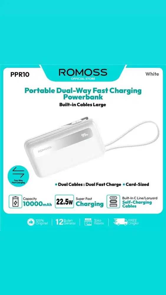 PB ROMOSS 10000mAh