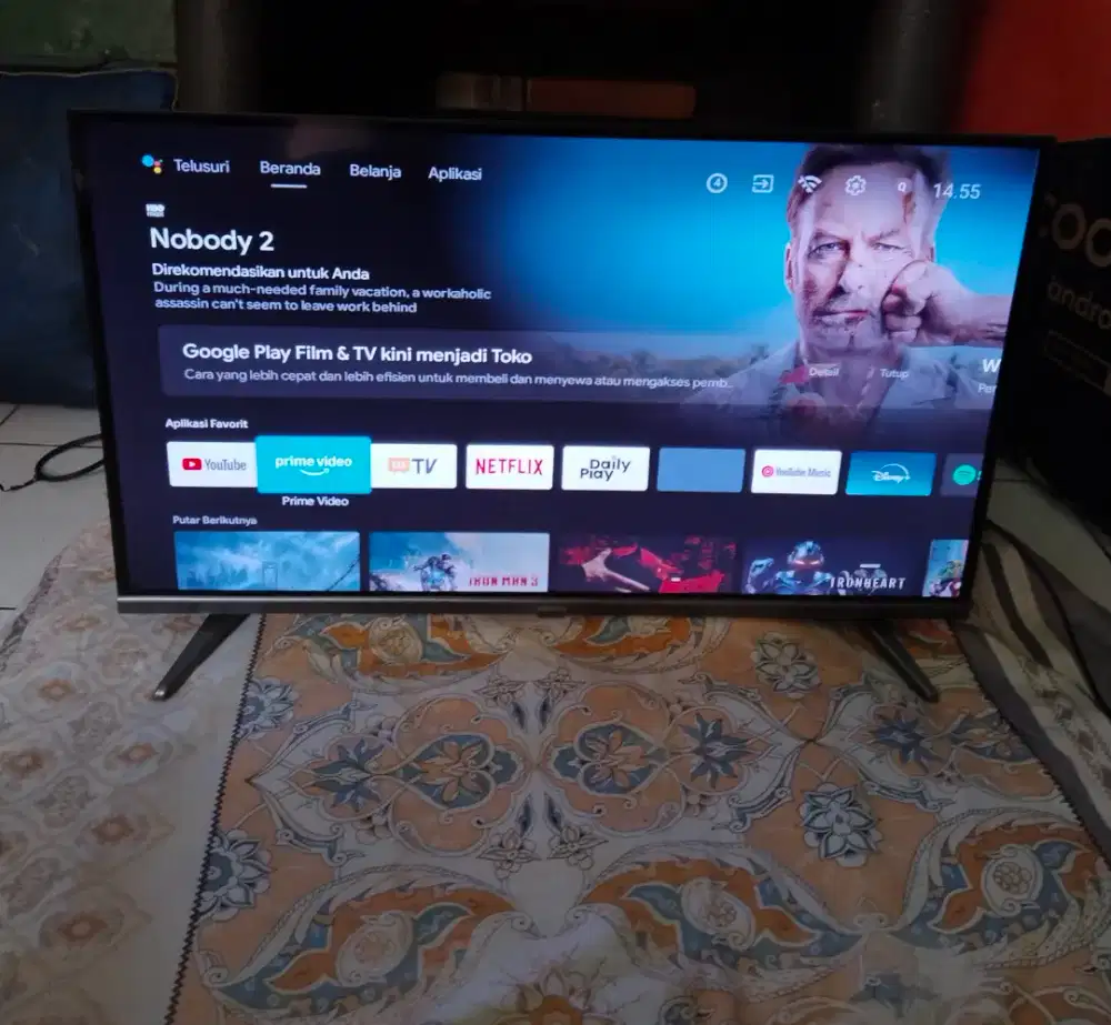 Tv Android Led Digital Coocaa 32 inch Ada Dusnya