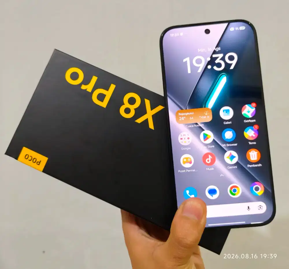 Xiaomi Poco X8 Pro 8/256 Gb Likenew 99% Resmi September 2028 bs TT/BT