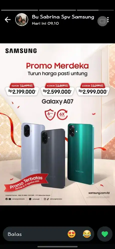 Big promo merdeka samsung