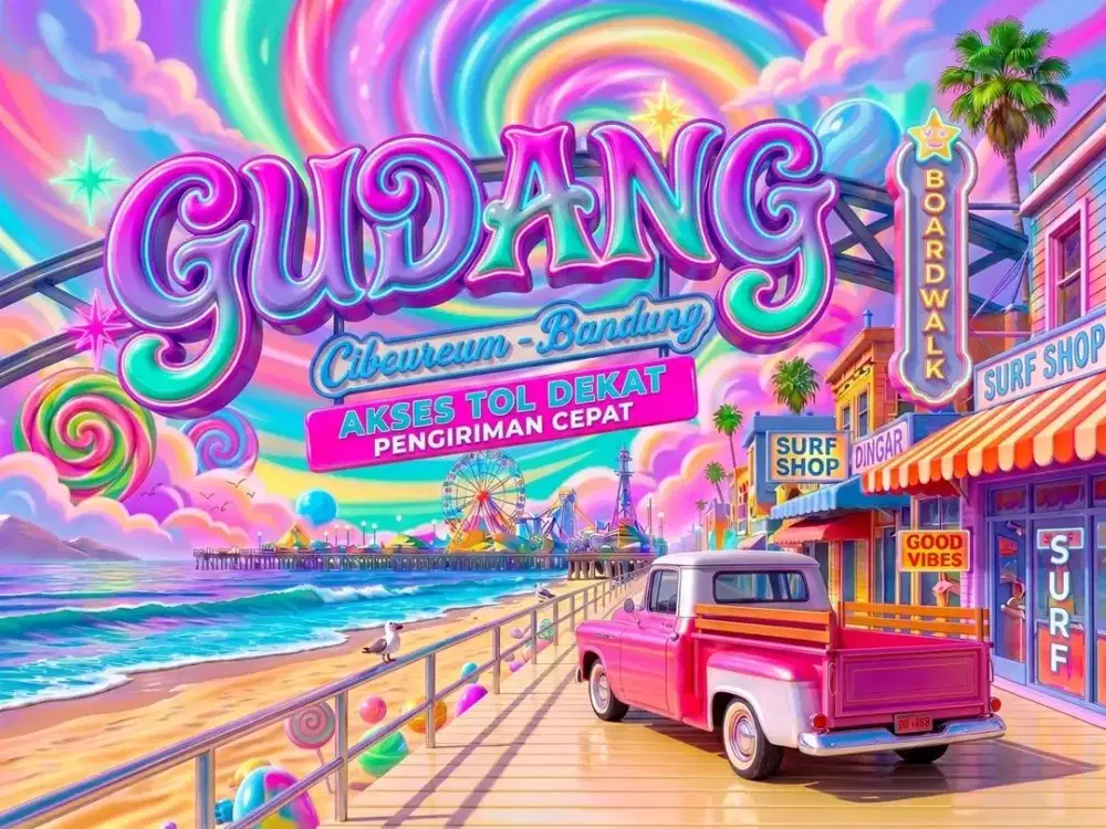 JUAL GUDANG DI CIBEUREUM, ANDIR, BANDUNG KOTA.