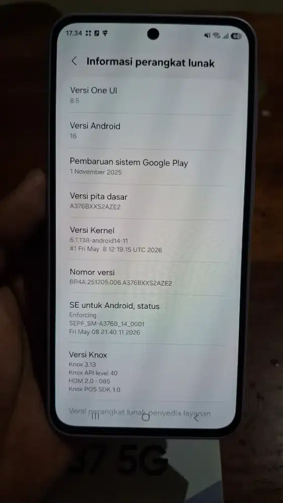 Samsung a37 5G 256gb