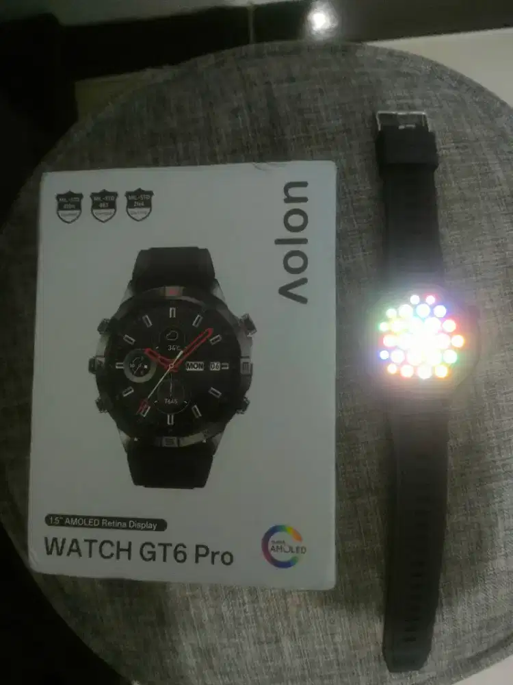 Smartwatch / Smart watch Aolon GT 6 pro hitam