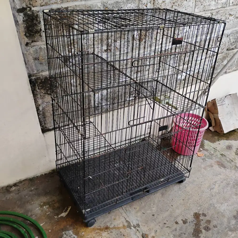 Kandang Kucing Besar 3 Tingkat