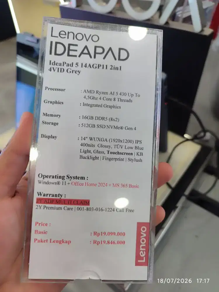 Lenovo Ideapad 5 14AGP11 BISA KREDIT BUNGA RINGAN FREE DP