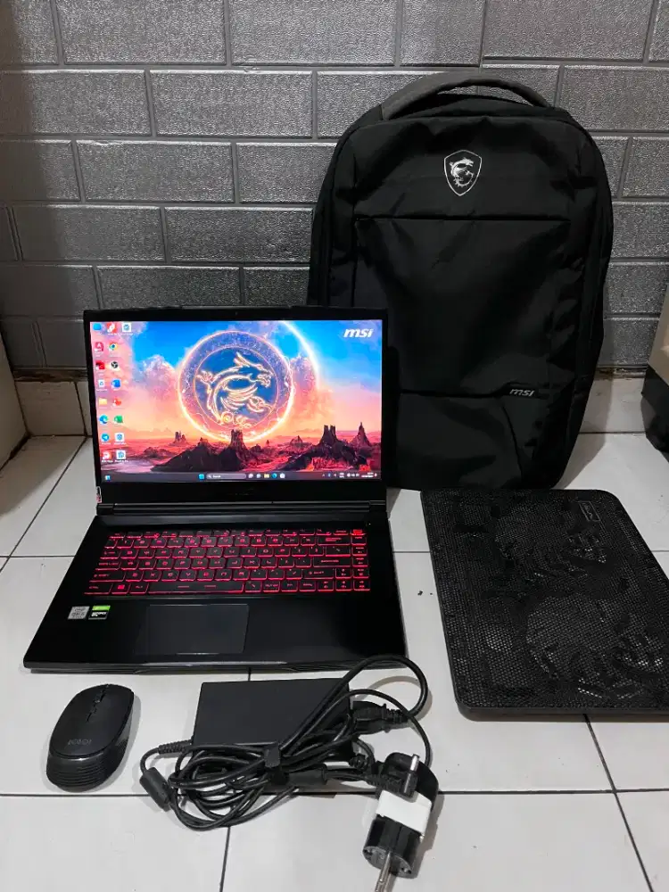 Dijual Laptop Gaming MSI GF63 THIN 10SCSR intel core i5 gen10