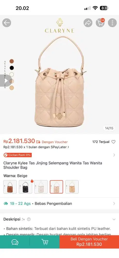 Tas Claryne original
