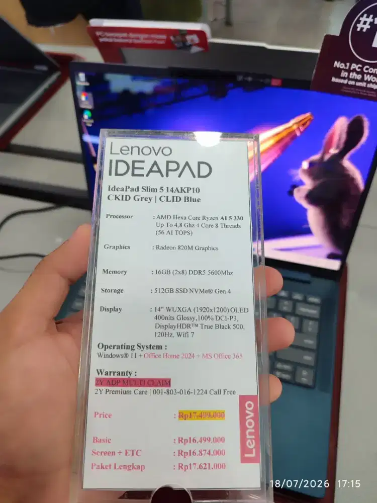 Lenovo Ideapad Slim 5 14AKP10 Bisa Kredit free DP Bunga ringan
