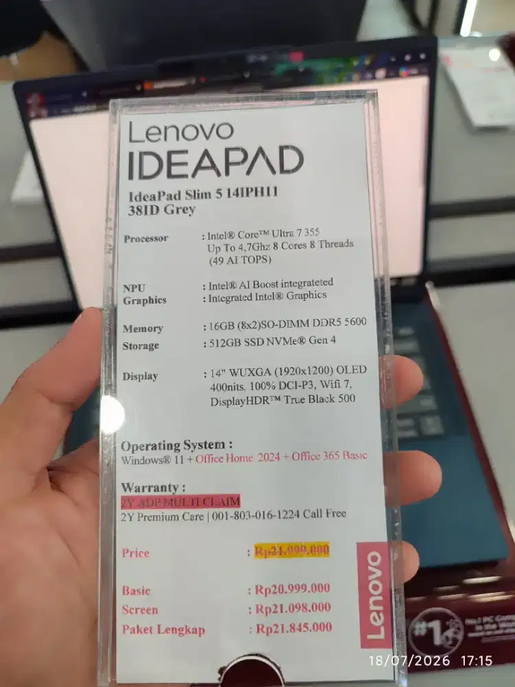 Lenovo Ideapad Slim 5 14IPH1138ID BISA KREDIT FREE DP BUNGA RINGAN
