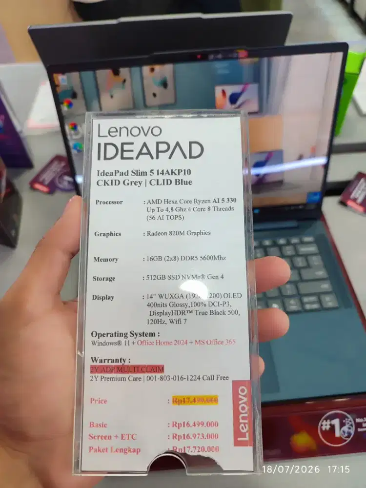 Lenovo Ideapad Slim 5 14AKP10 CKID BISA KREDIT FREE DP BUNGA RINGAN