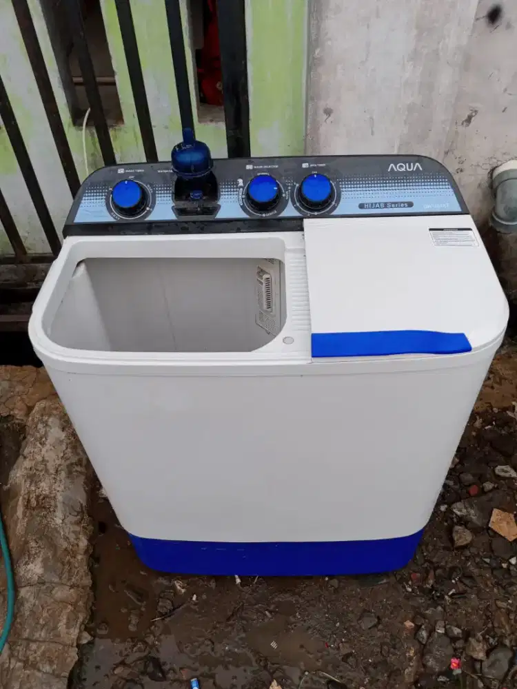 Jual mesin cuci merek AQUA hijap series kapasitas 8 kg