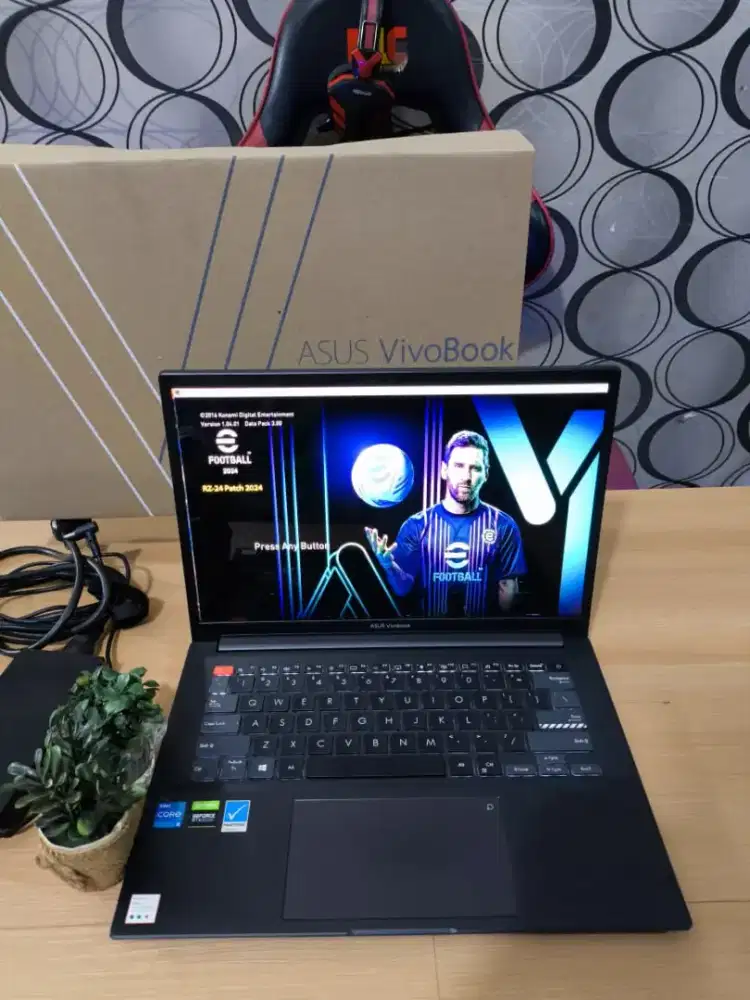 Laptop Gaming & Design Slim Asus Vivobook OLED 14 VGA Nvidia RTX
