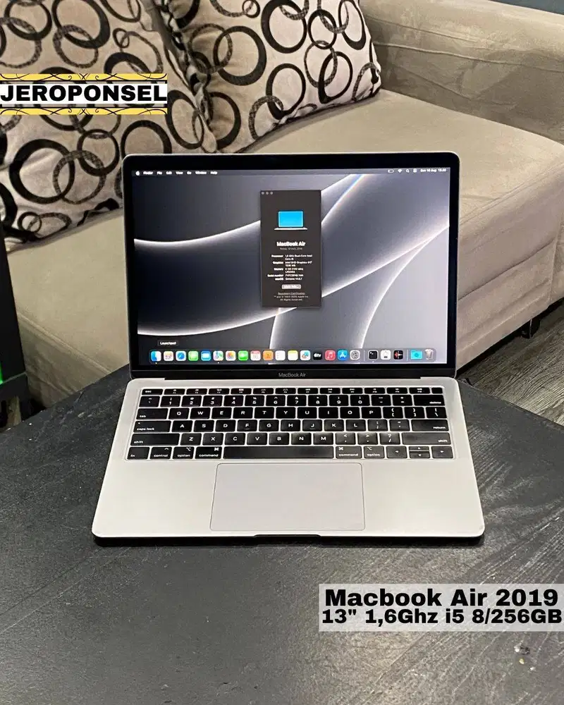 MACBOOK AIR 2019 256GB GRAY ORIGINAL GARANSI