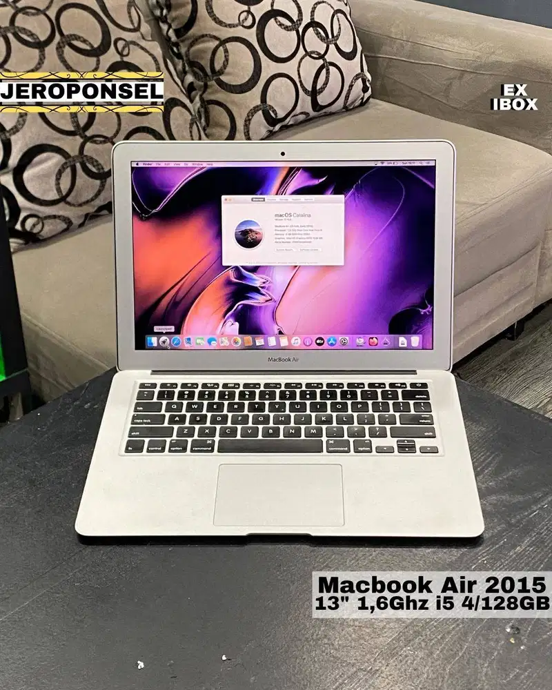 MACBOOK AIR 2015 128GB EX IBOX CC RENDAH GARANSI ORIGINAL