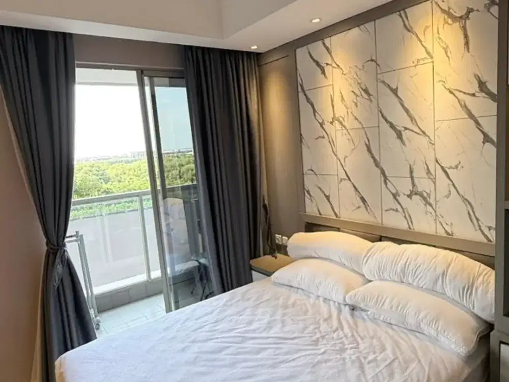 Disewa Apartemen Gold Coast Studio, Uk 28, Full Furnished