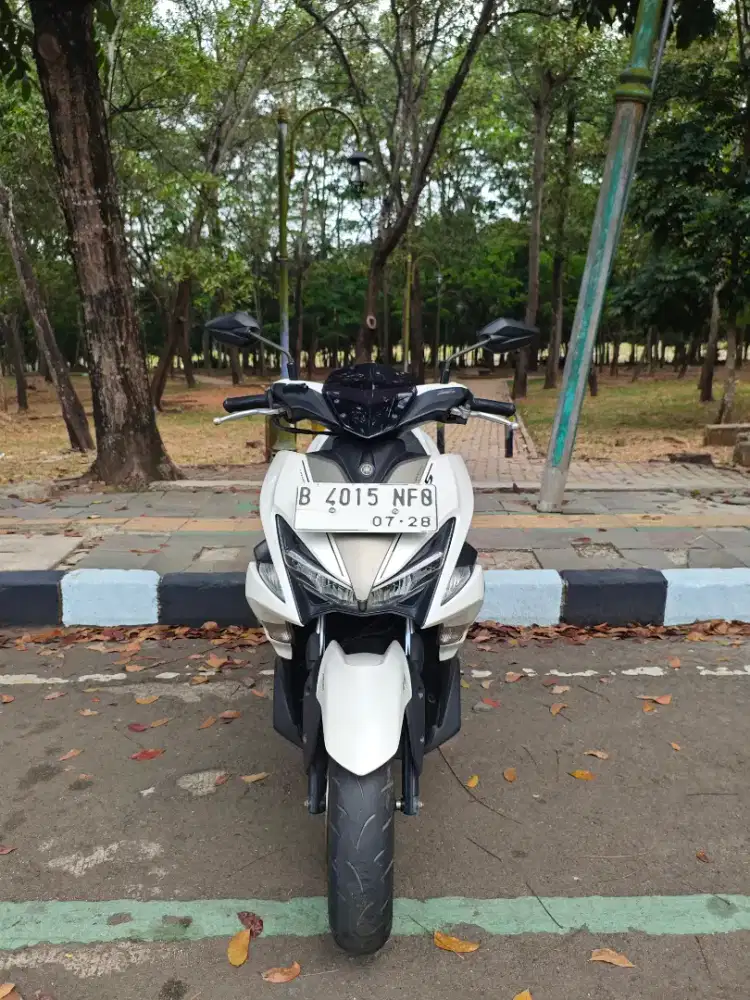 Aerox S Abs Keyless putih 2018
