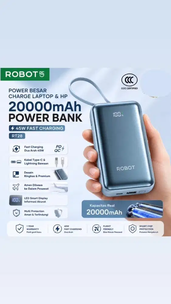 POWER BANK ROBOT RT28