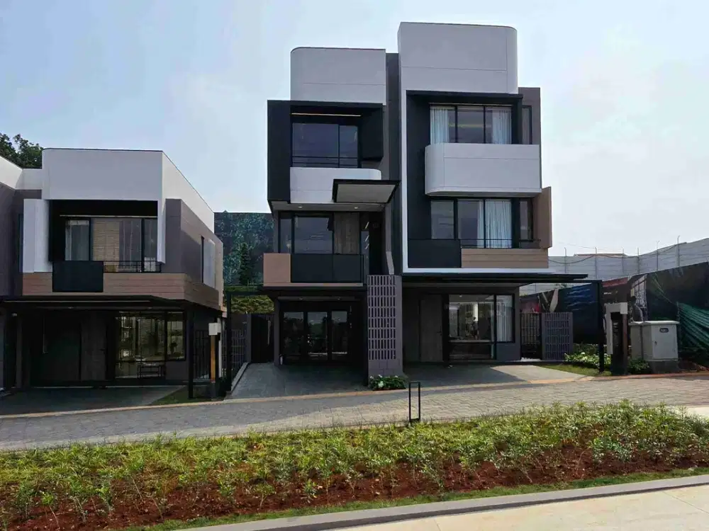 Rumah Dijual Park Serpong Tipe TreeTops Crafted Rumah 3 Lantai 4 Kamar Tidur
