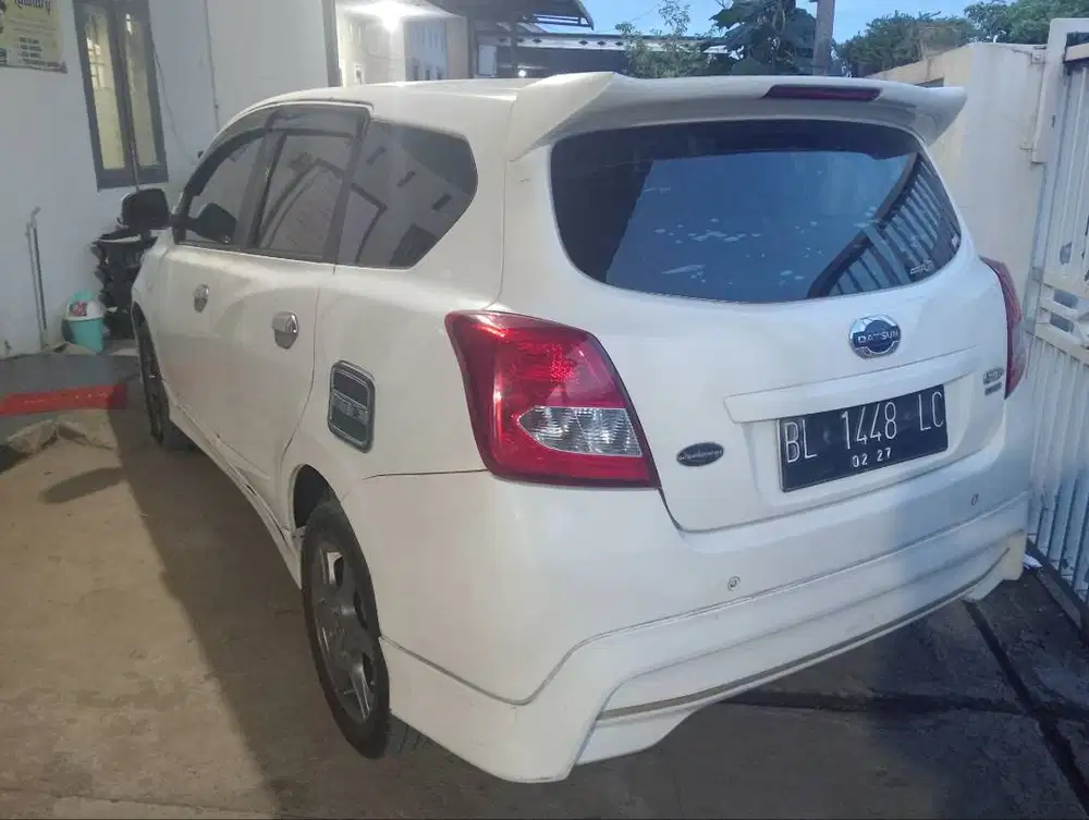 Jual santai mobil Datsun go+ second 2017