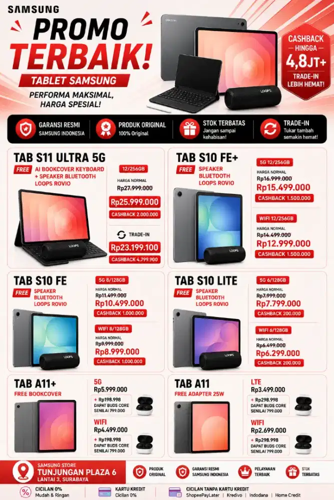 SAMSUNG TAB S10 LITE FREE KEYBOARD