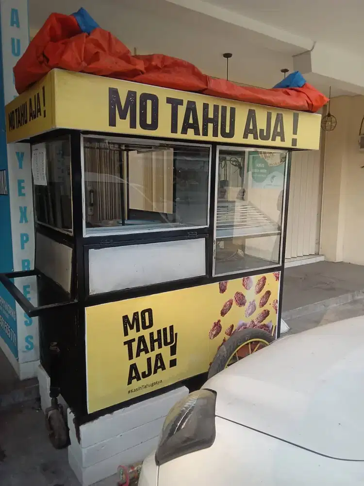 Gerobak gorengan siap usaha