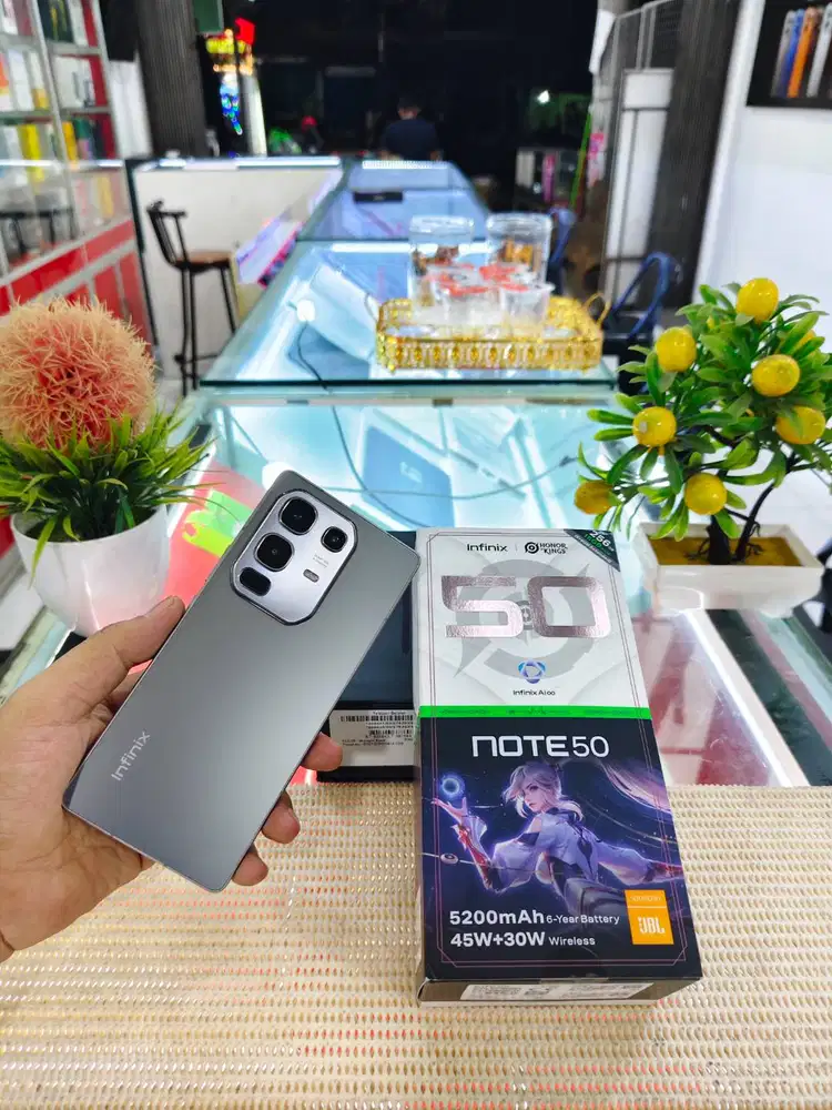 Infinix Note 50 Ram 8+8Gb/ 256Gb Fullset Mulus Original 100% Brgaransi