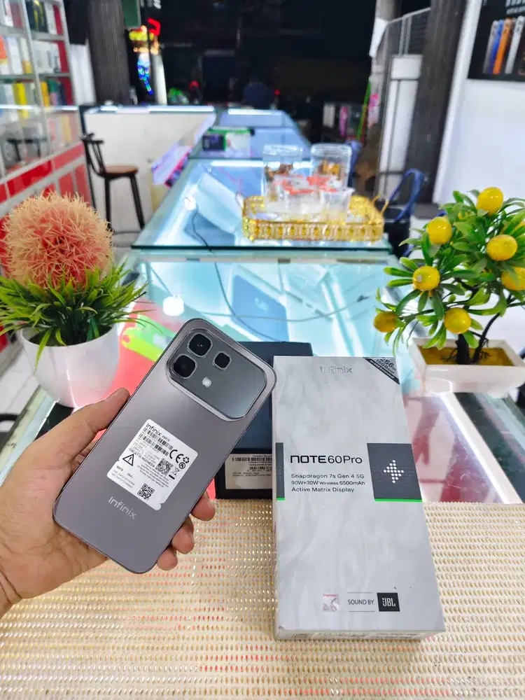 Infinix Note 60 Pro 5G Ram 8+8Gb/256Gb Fullset Mulus Like New Original