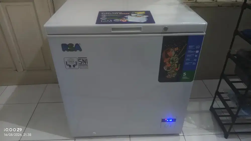 Jual freezer second