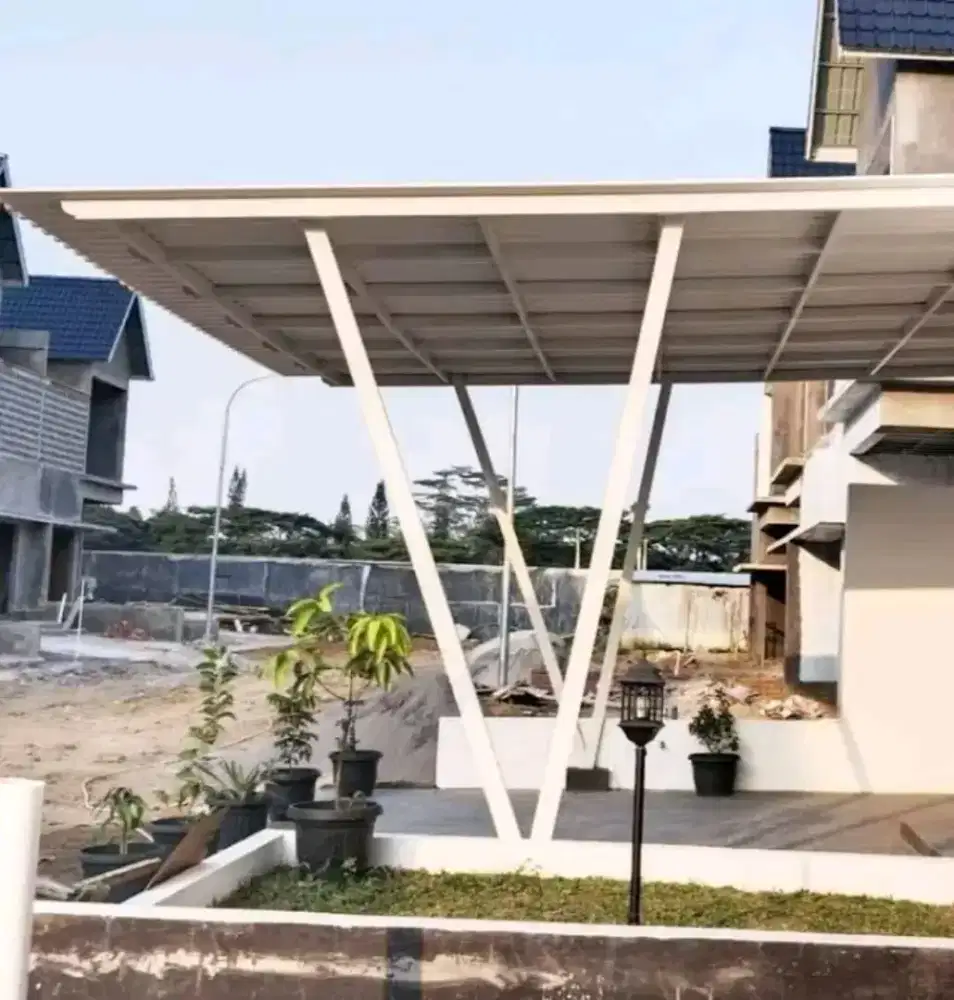 Kanopi bajaringan ganti atap rumah renopasi