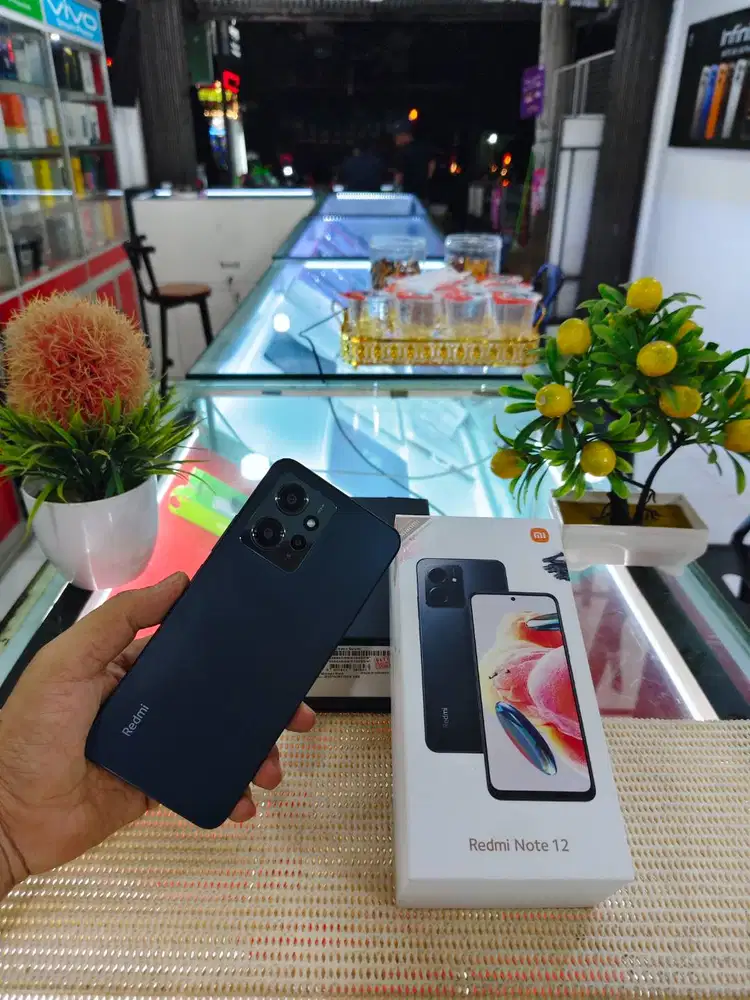 Redmi Note 12 Ram 6+6Gb/ 128Gb Fullset Mulus Original 100% Bergaransi