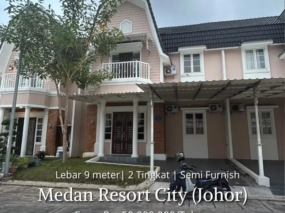 Disewa Rumah Mewah Komplek Medan Resort City Komplek Merci Tipe Voorburg Johor
