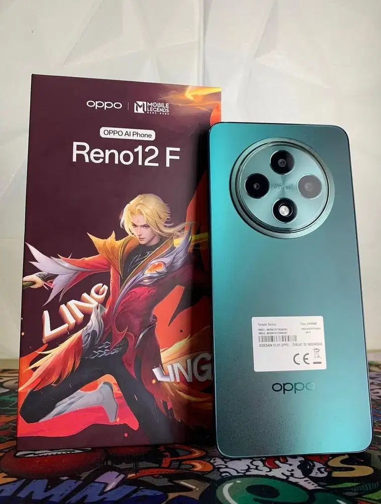 Oppo reno 12f 5g ram 12/256 fulset