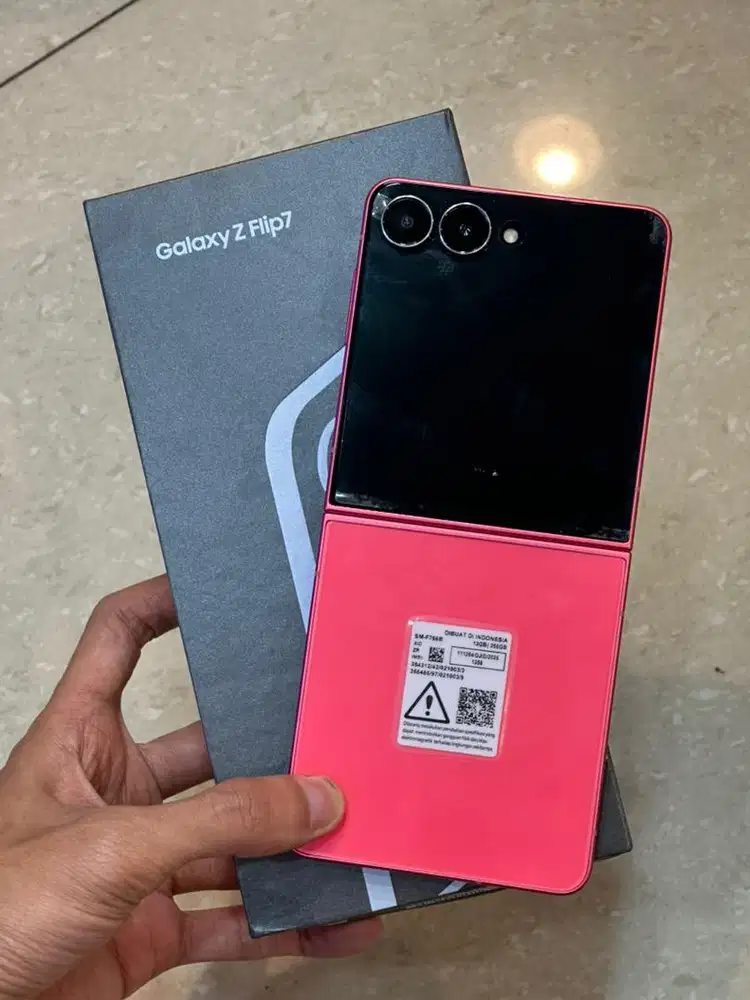 SAMSUNG GALAXY Z FLIP 7 12/256GB CORALRED RESMI SEIN