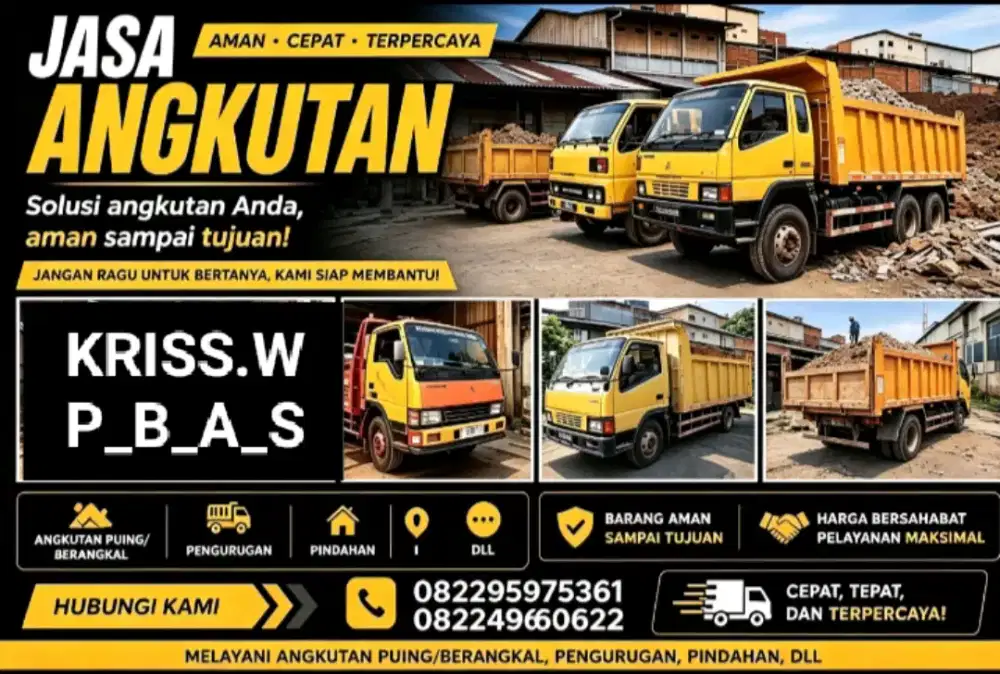 Terima jasa angkutan buang puing