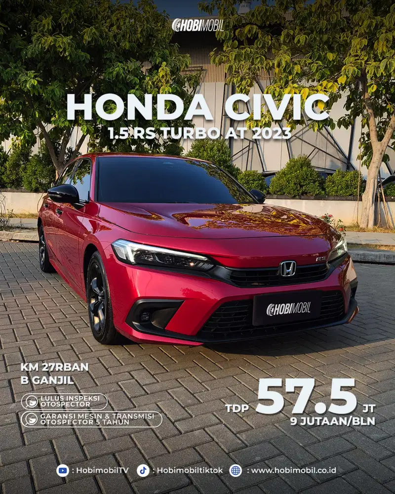 Honda Civic 1.5 RS Turbo AT Thn 2023