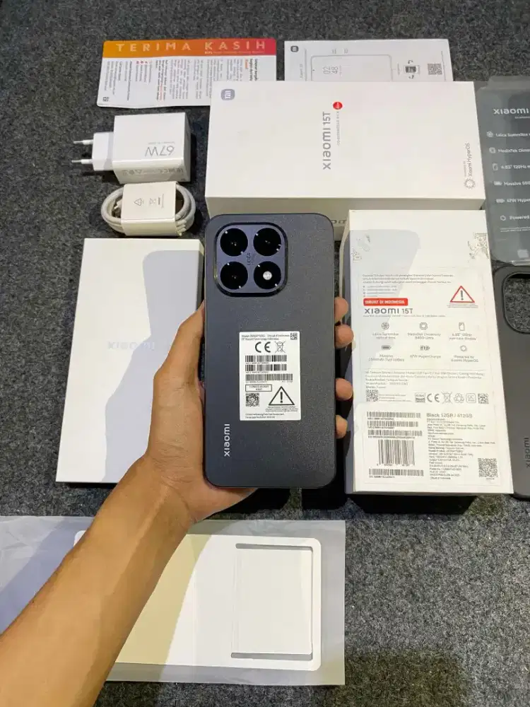 Xiaomi 15T 5G 12/512GB Fullset Original Garansi Panjang
