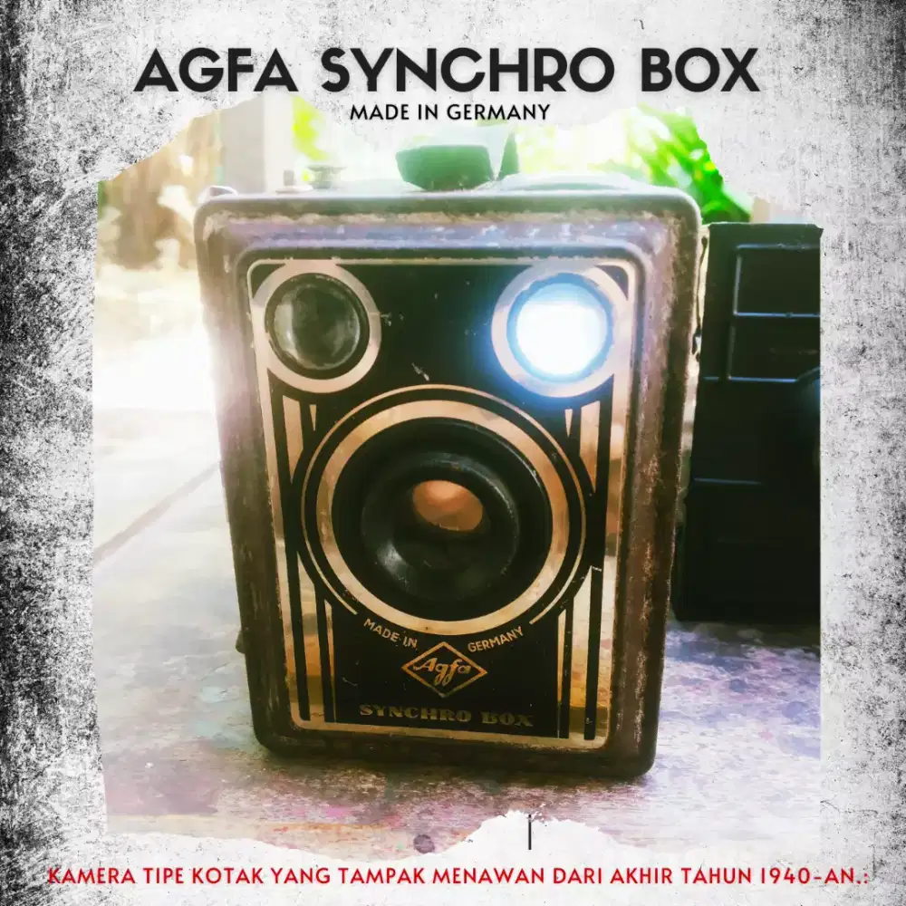 AGFA SYNCHRO BOX Kamera Jadul Made in Germany