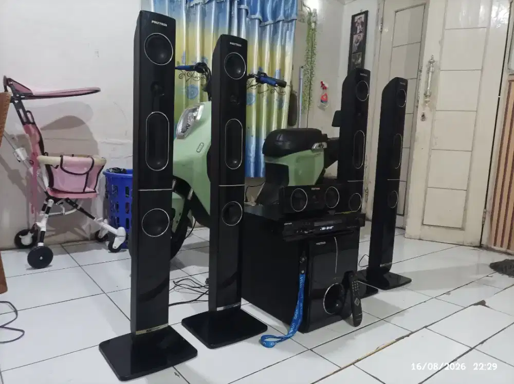 Home theater polytron 5.1 ht825L