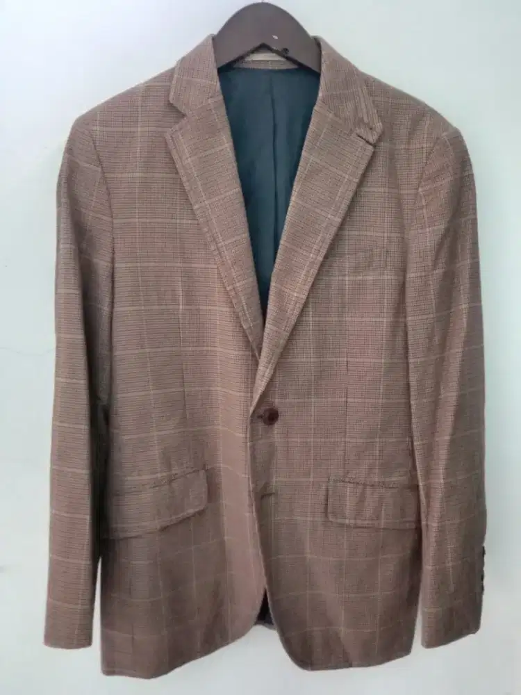 blazer tartan size L