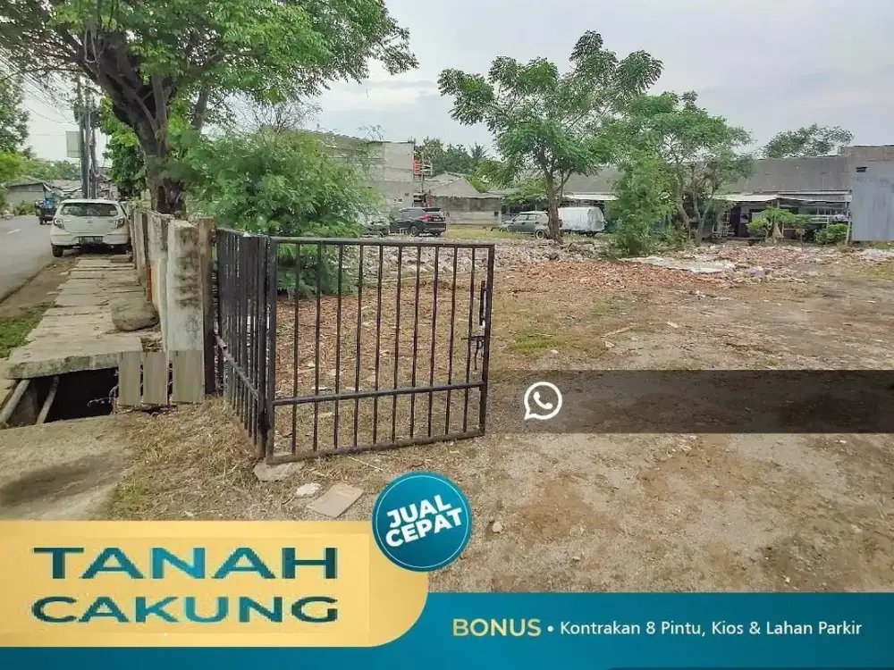 TANAH KAVLING PINGGIR JALAN UTAMA SANGAT STRATEGIS UKURAN SUKA SUKA