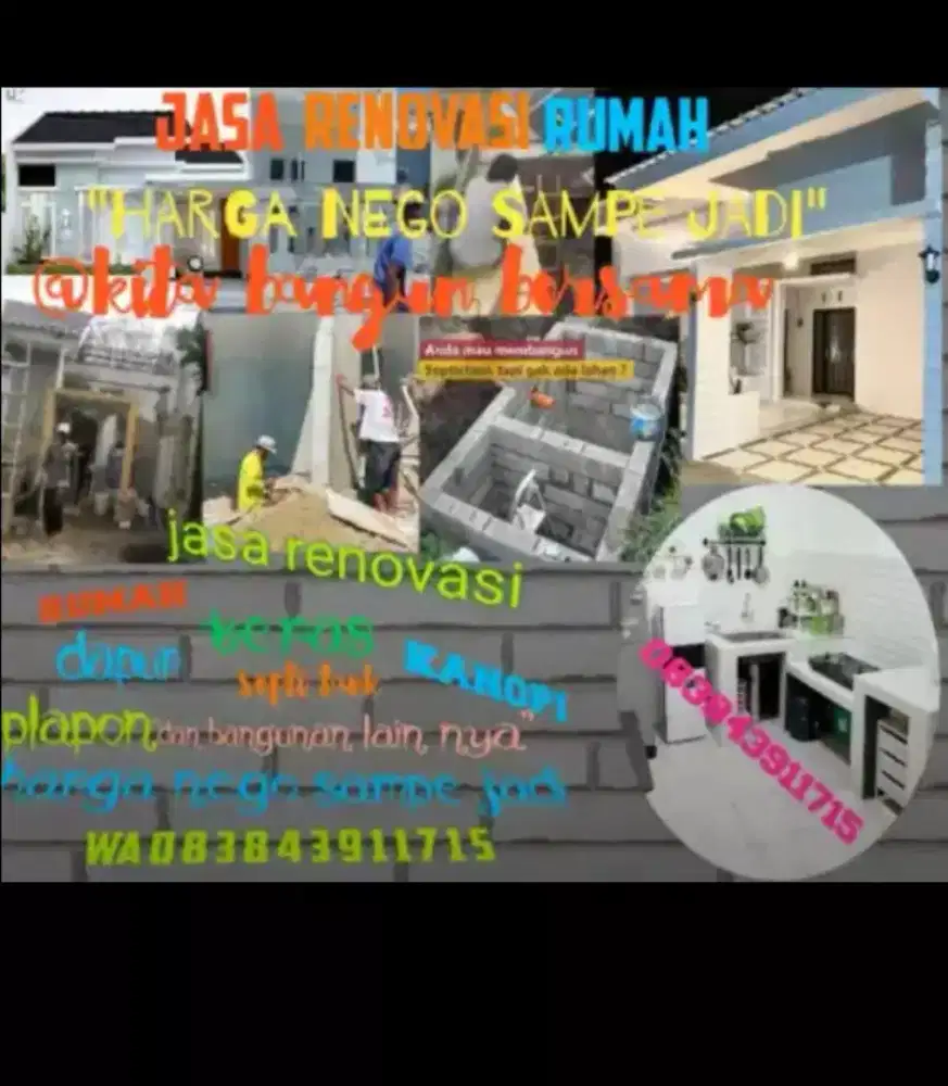 JASA RENOVASI RUMAH DAN PEMBANGUNAN