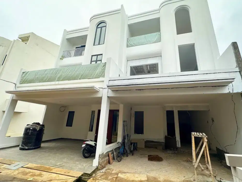 TOWNHOUSE CANTIK PREMIUM 3 LANTAI PLUS ROOFTOP SISA 4 DARI 25 UNIT DI PONDOK KELAPA DUREN SAWIT JAKARTA TIMUR