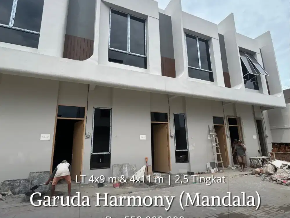 Rumah Baru Komplek Garuda Harmony Daerah Mandala Ar Hakim