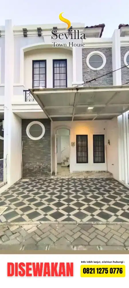 DISEWAKAN RUMAH SEMI FURNISHED