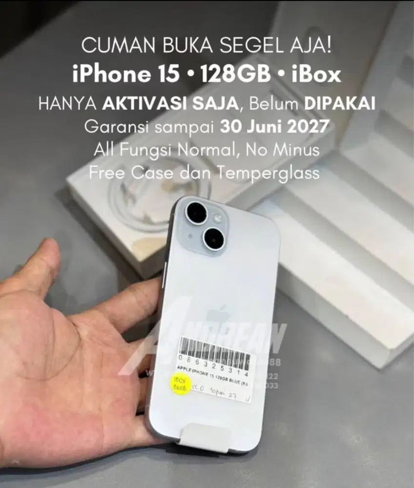 Iphone 15 128 gb ibox blue bnob
