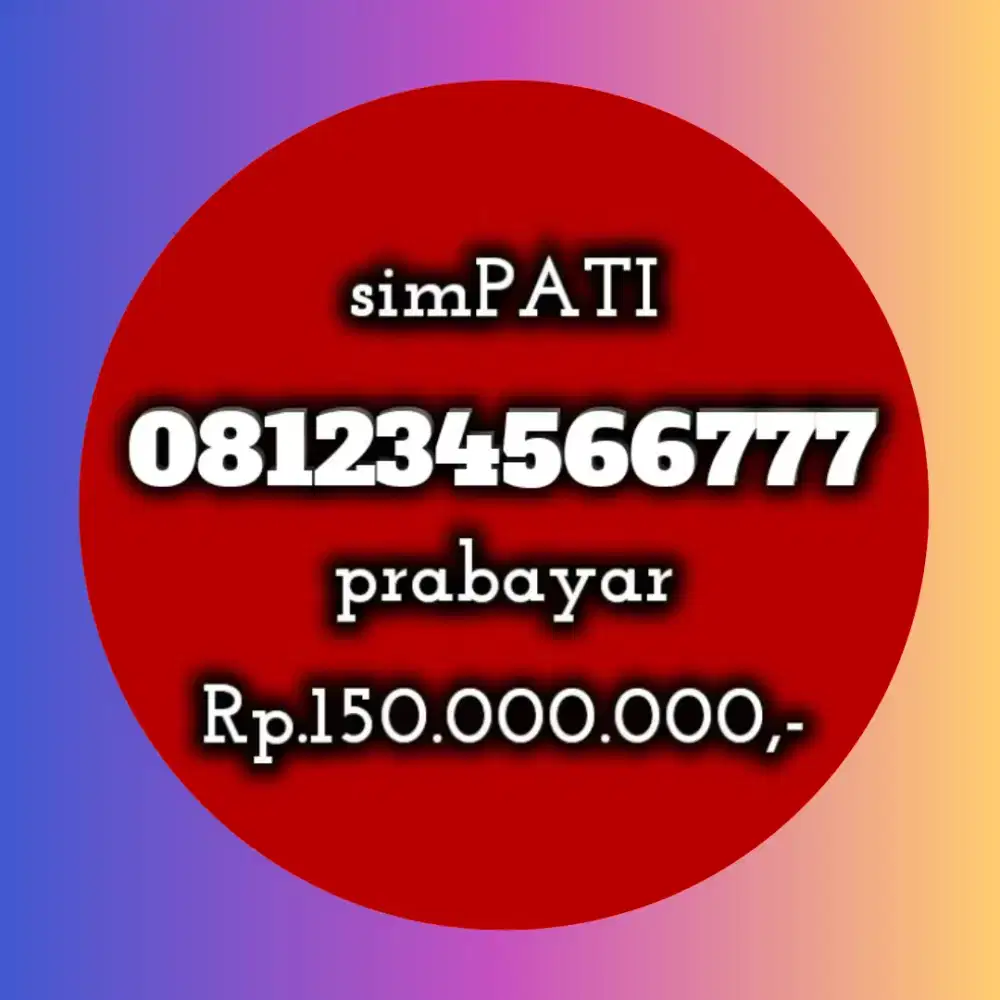 NOMOR CANTIK SIMPATI 777