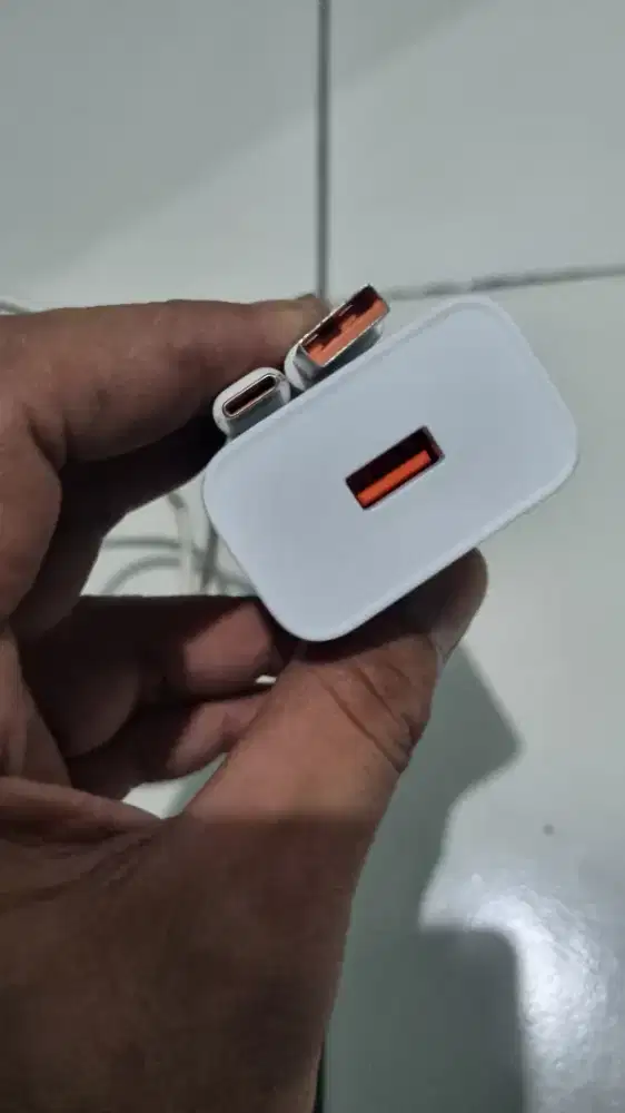 Flash charger ori cabutan/bawaan infinix  45watt