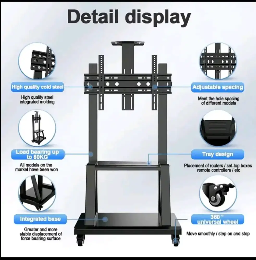 Breket tv atau standing tv 32 in - 85 in