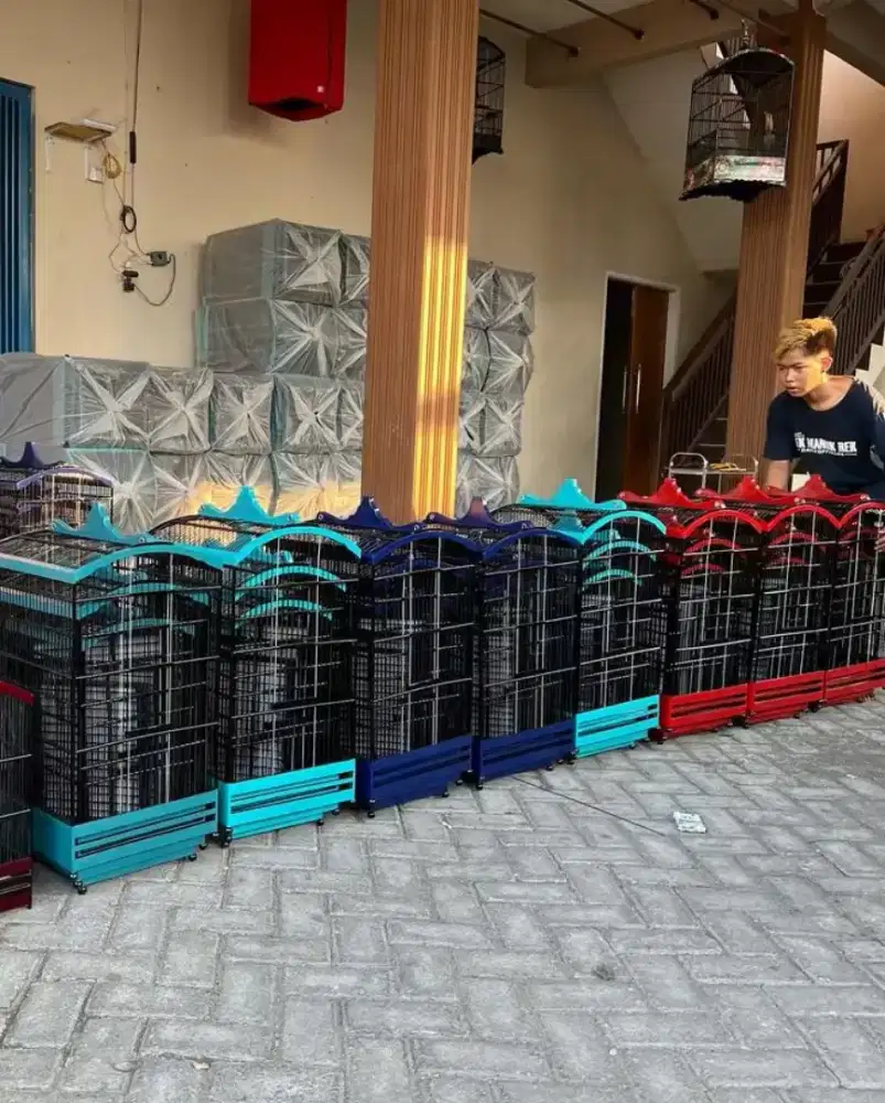 Sangkar Harian Nepak 1set isi 3