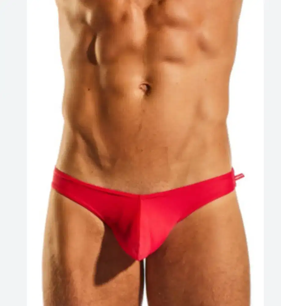 Celana renang pria Cocksox Mens Low Rise Bulge Pouch Bikini Swim Brief